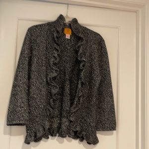 Fancy silver and black jacket